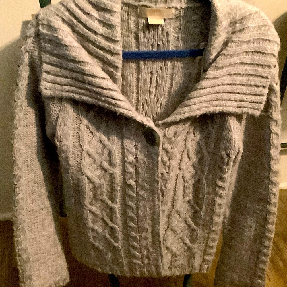 Women’s Michael Kor’s Grey Knit Cardigan